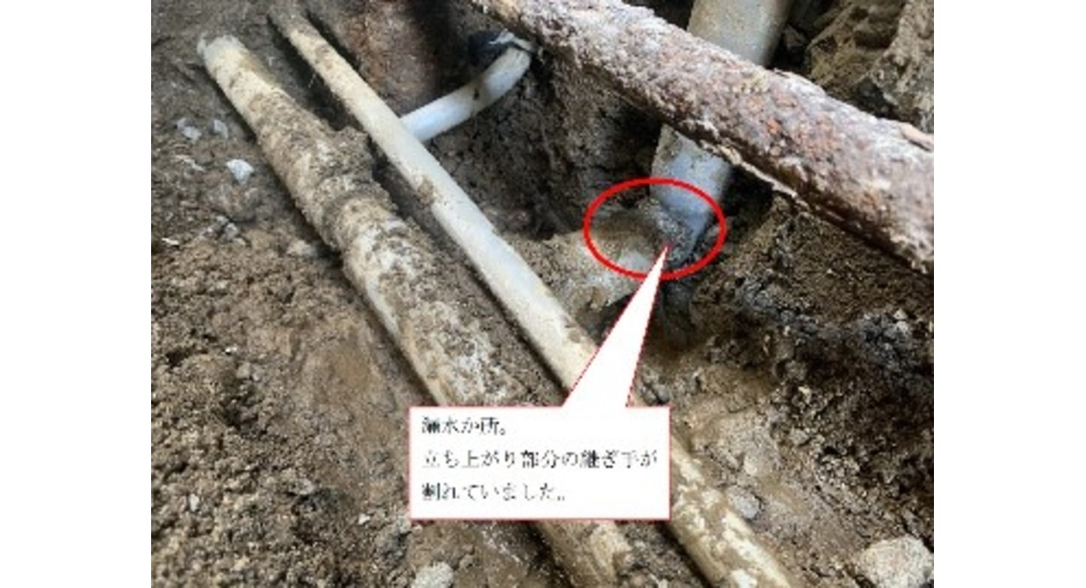 水道管漏水工事　新宿区
