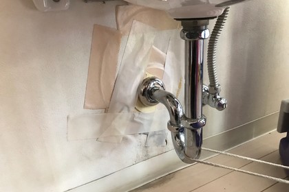 洗面台の水漏れ