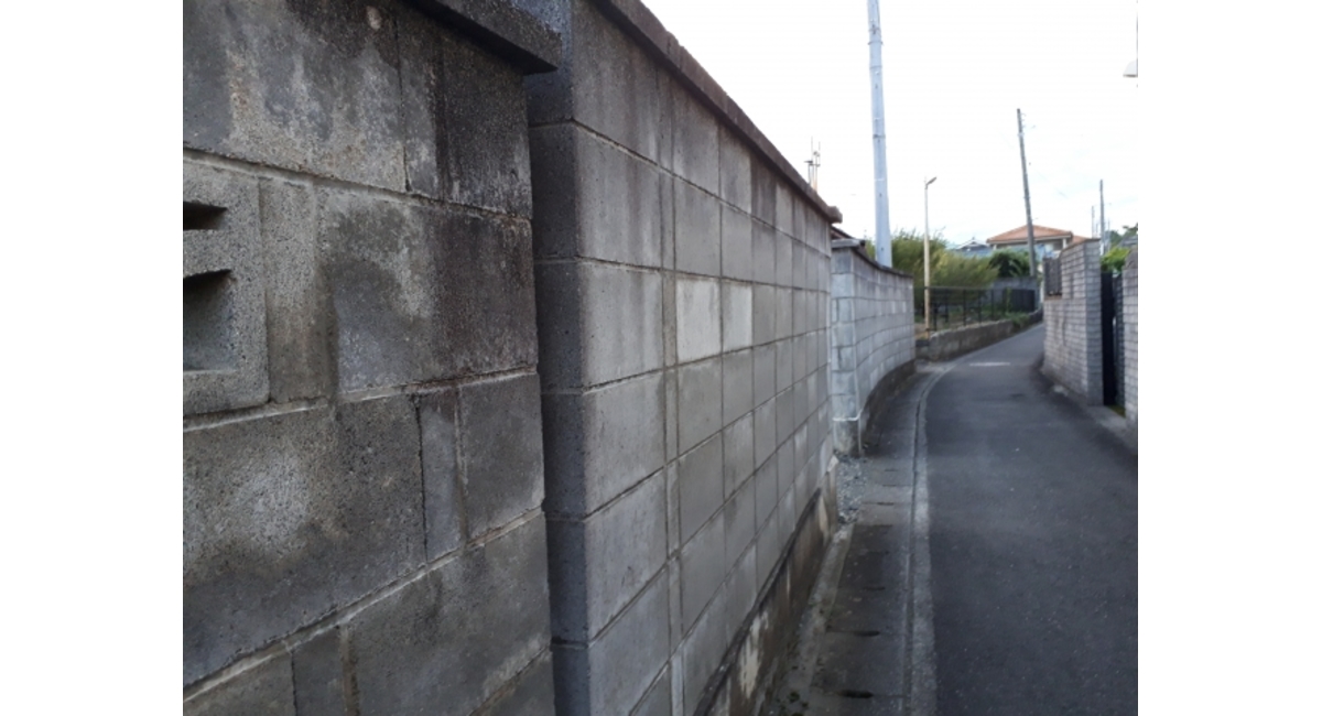 ブロック塀の積替え