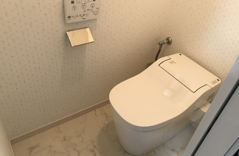 文京区　トイレ交換リフォーム　後